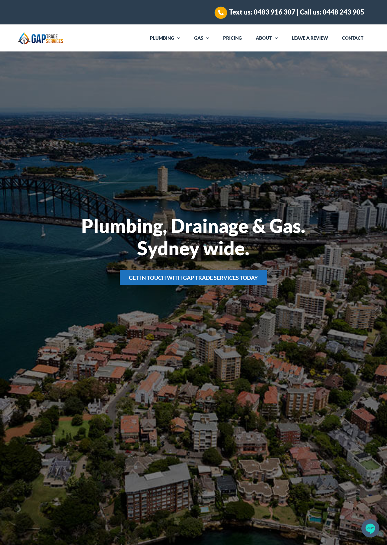 GAP Services website preview