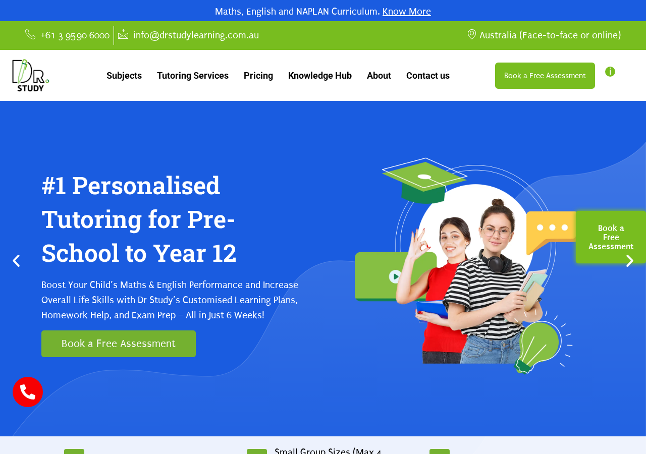 Dr Study Learning website preview